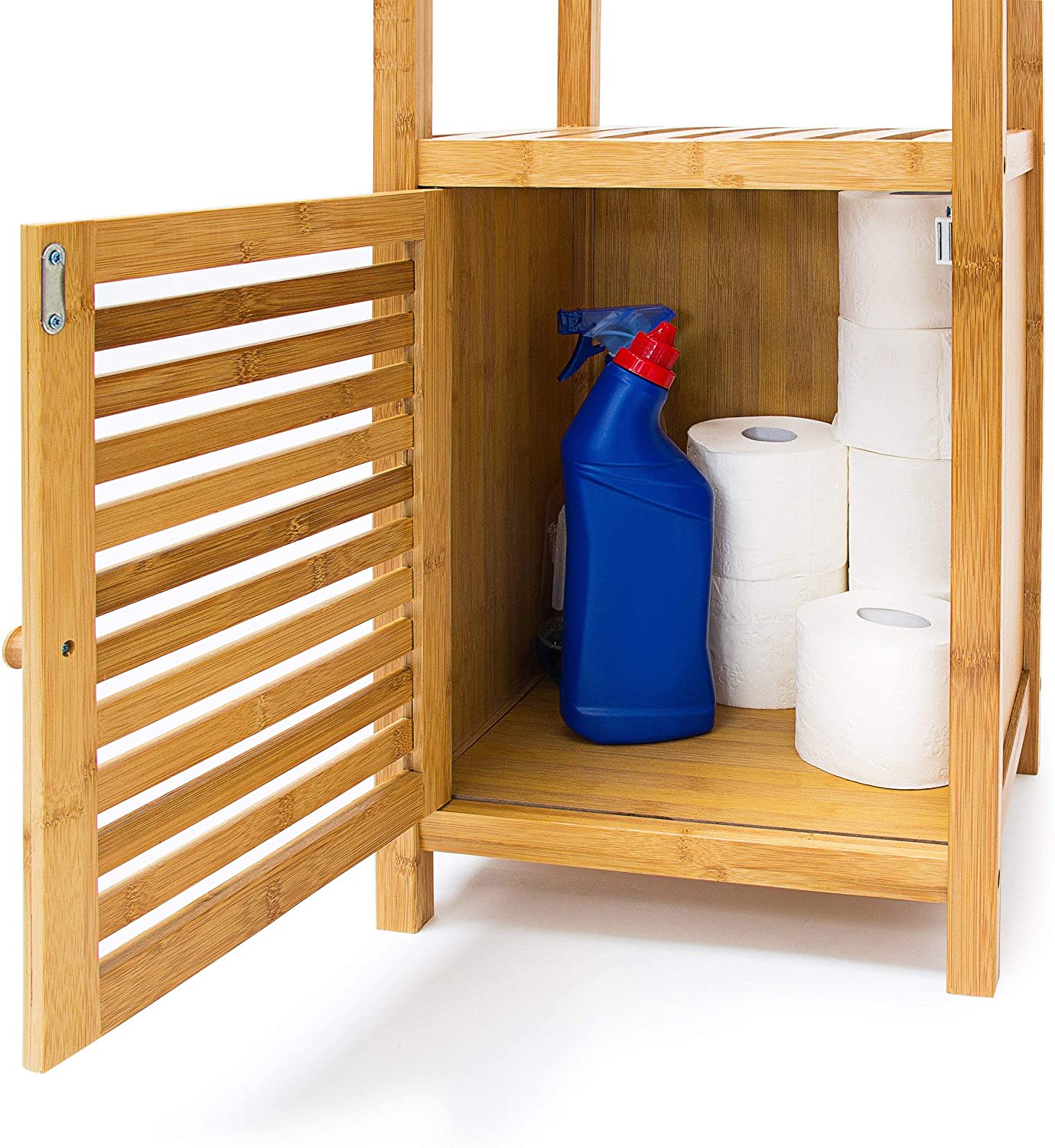 Relaxdays Ράφι Μπάνιου / Σαλονιού από Μπαμπού - Natural - 4052025047412