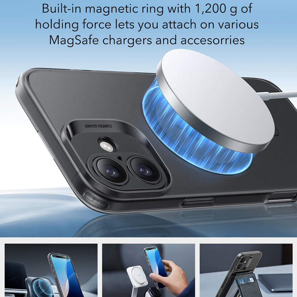 ESR iPhone 16 Zero HaloLock Λεπτή Θήκη Σιλικόνης με MagSafe - Brown