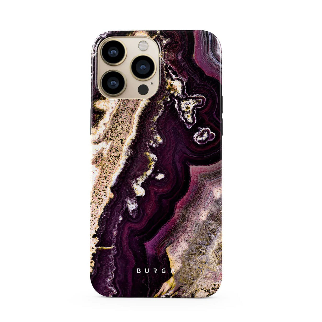 Burga iPhone 14 Pro Fashion Tough Σκληρή Θήκη - Purple Skies