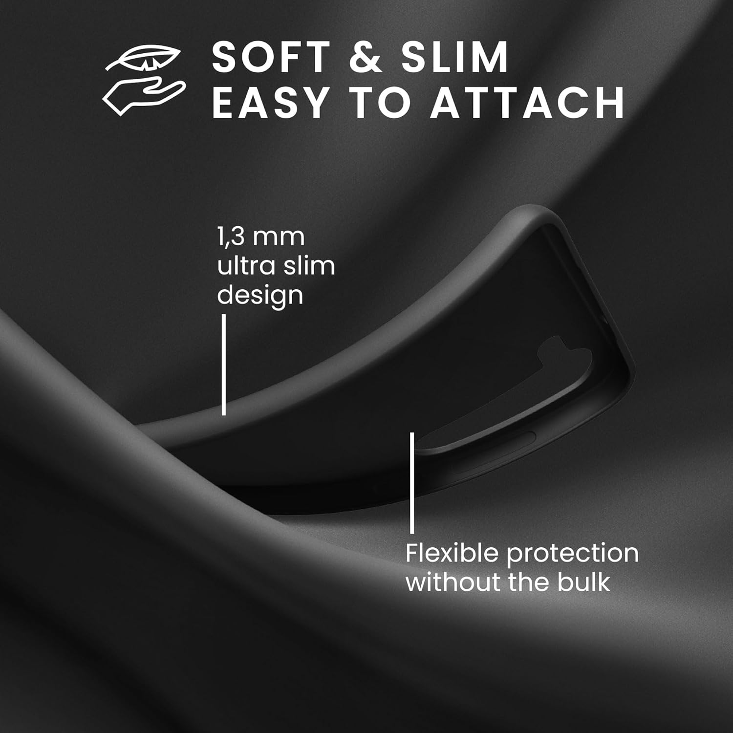 KW Samsung Galaxy S24 Ultra Λεπτή Θήκη Σιλικόνης TPU - Black