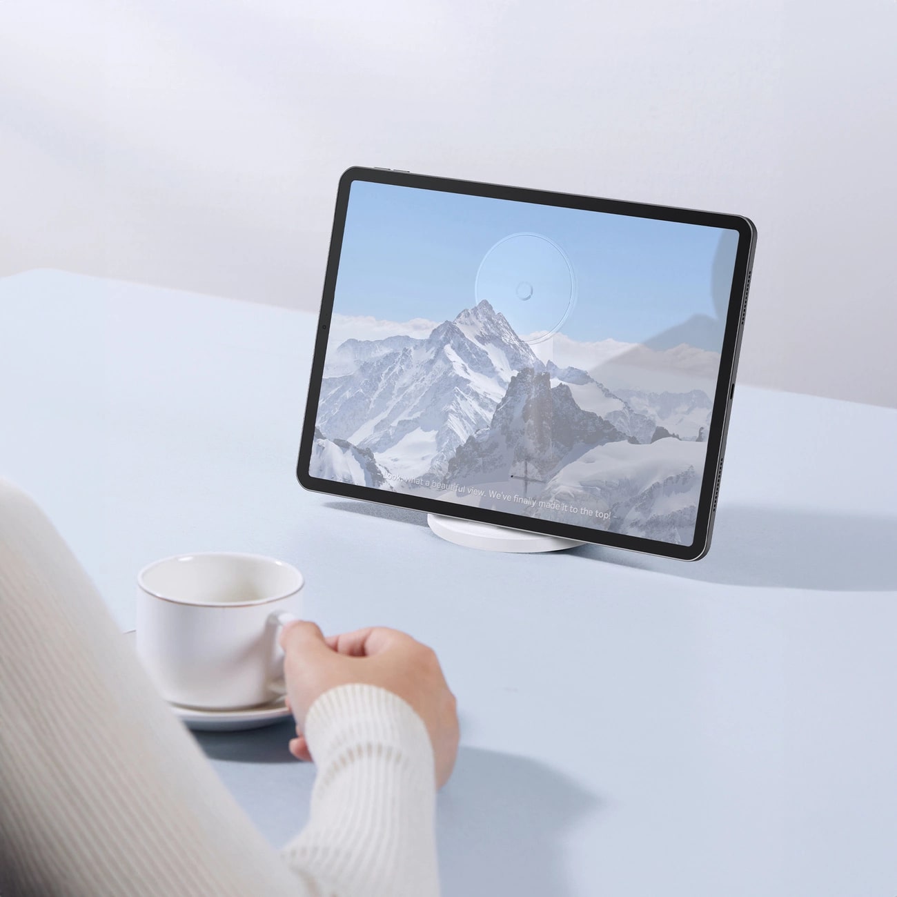 Baseus MagPro Telescopic Μαγνητική Βάση Στήριξης Κινητού - White