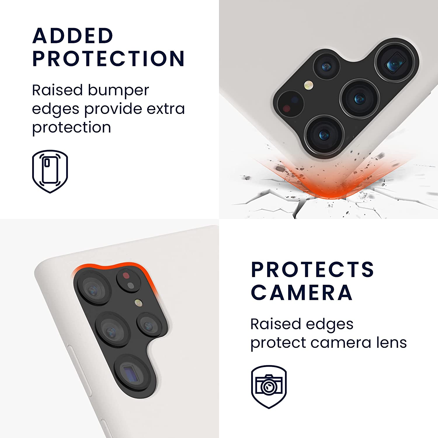 KW Samsung Galaxy S23 Ultra Θήκη Σιλικόνης Rubberized TPU - Matte White - 60275.48