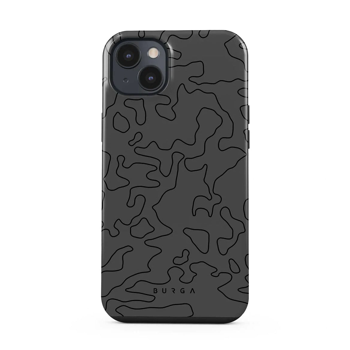 Burga iPhone 14 Plus Fashion Tough Σκληρή Θήκη - Black Rock