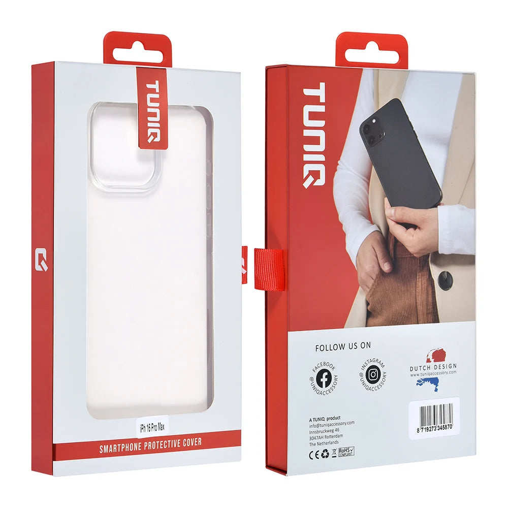 Tuniq iPhone 16 Pro Max Θήκη Σιλικόνης - Διάφανη