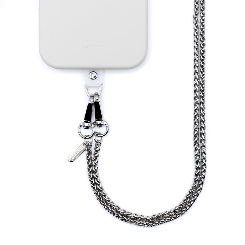 Crong Phone Crossbody - Universal Αλυσίδα για Θήκη Κινητού - Silver Link