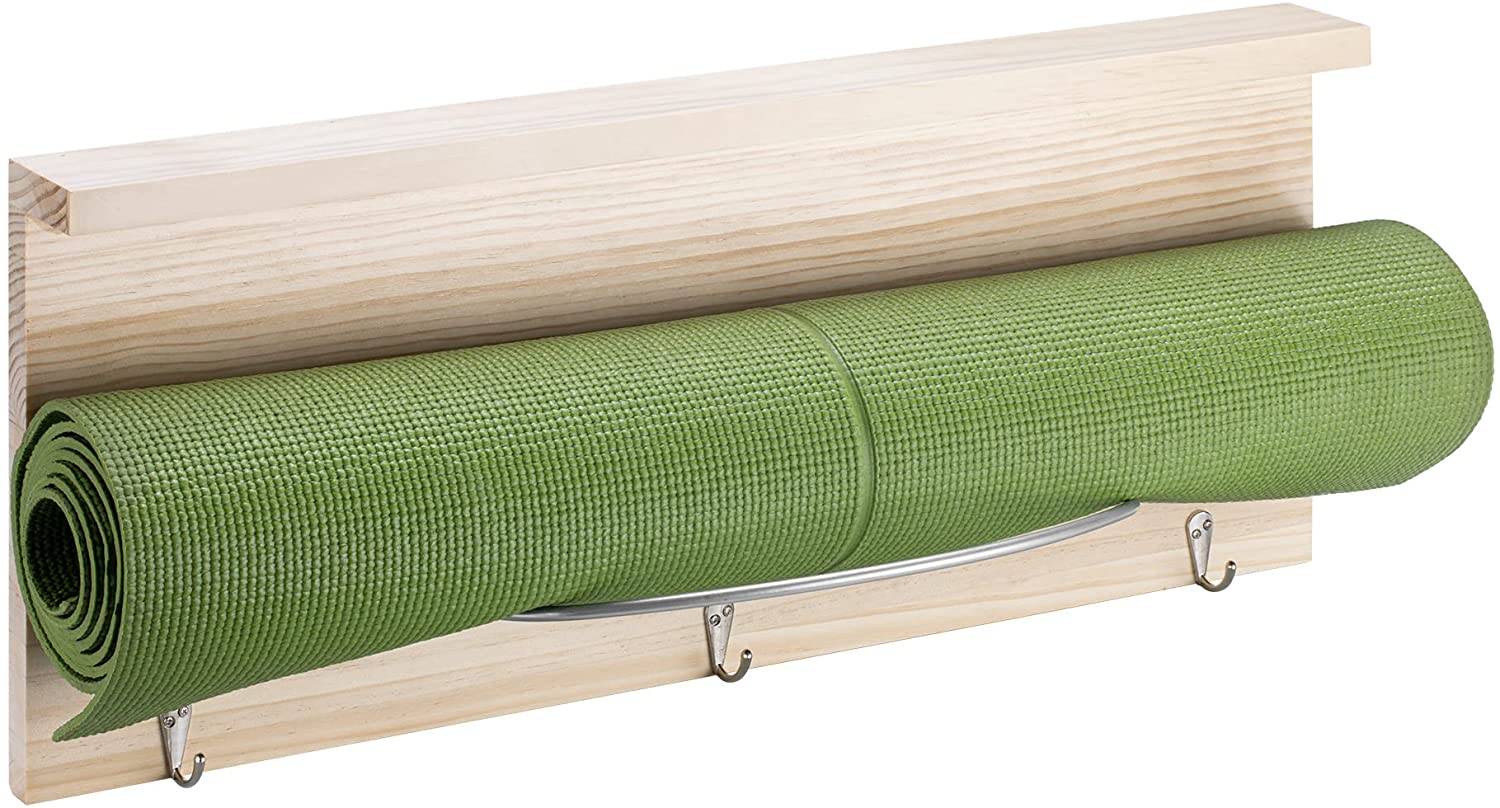 Navaris Επιτοίχια Ξύλινη Βάση Στήριξης Στρώματος Yoga - Light Brown - 56120.01