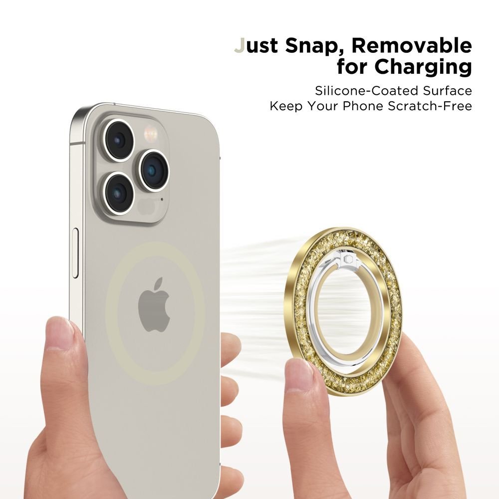 Tech - Protect MMR200 Magsafe Ring Holder - Δαχτυλίδι Συγκράτησης Κινητού - Βάση Στήριξης - Gold