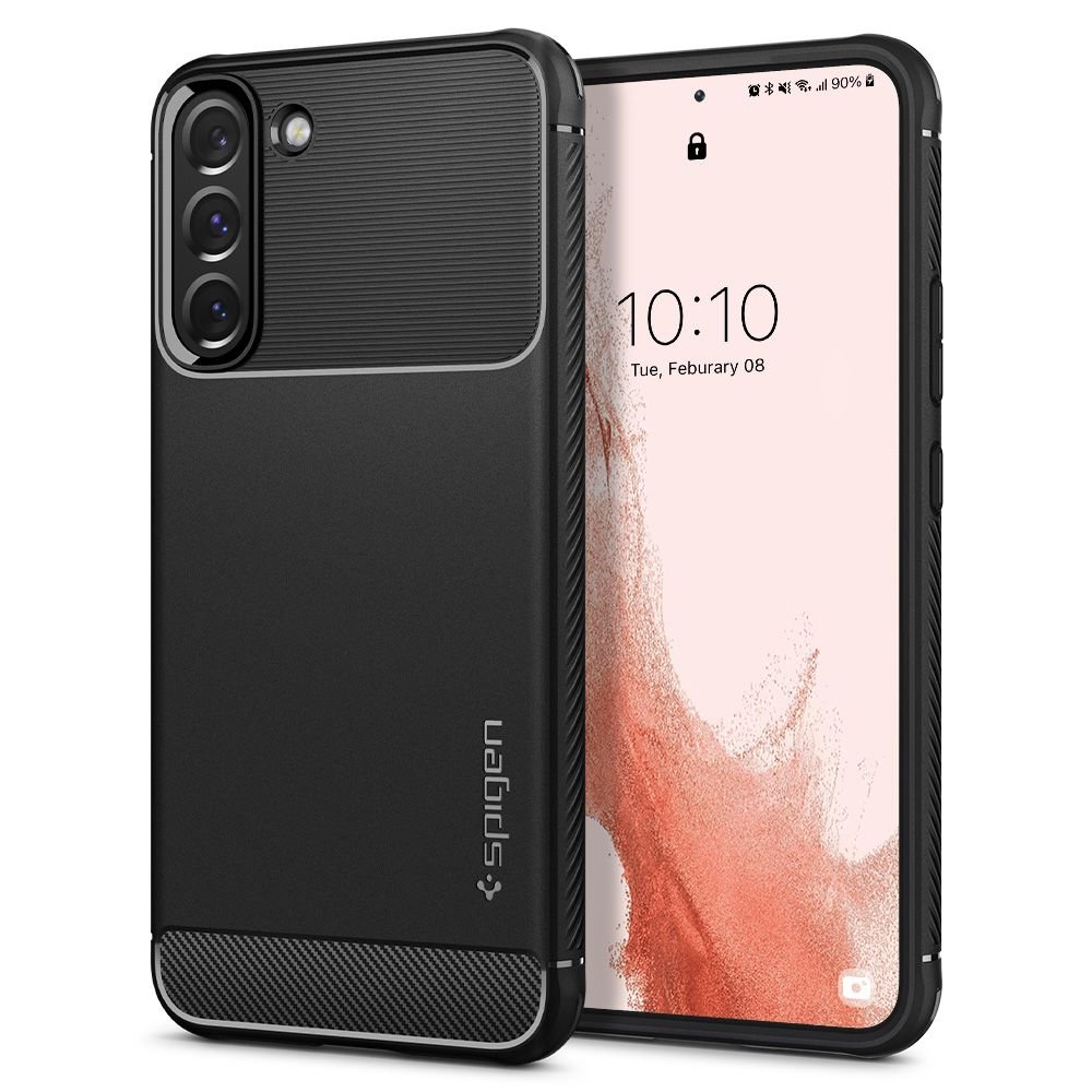 Spigen Samsung Galaxy S22 Θήκη TPU Rugged Armor - Black Matte
