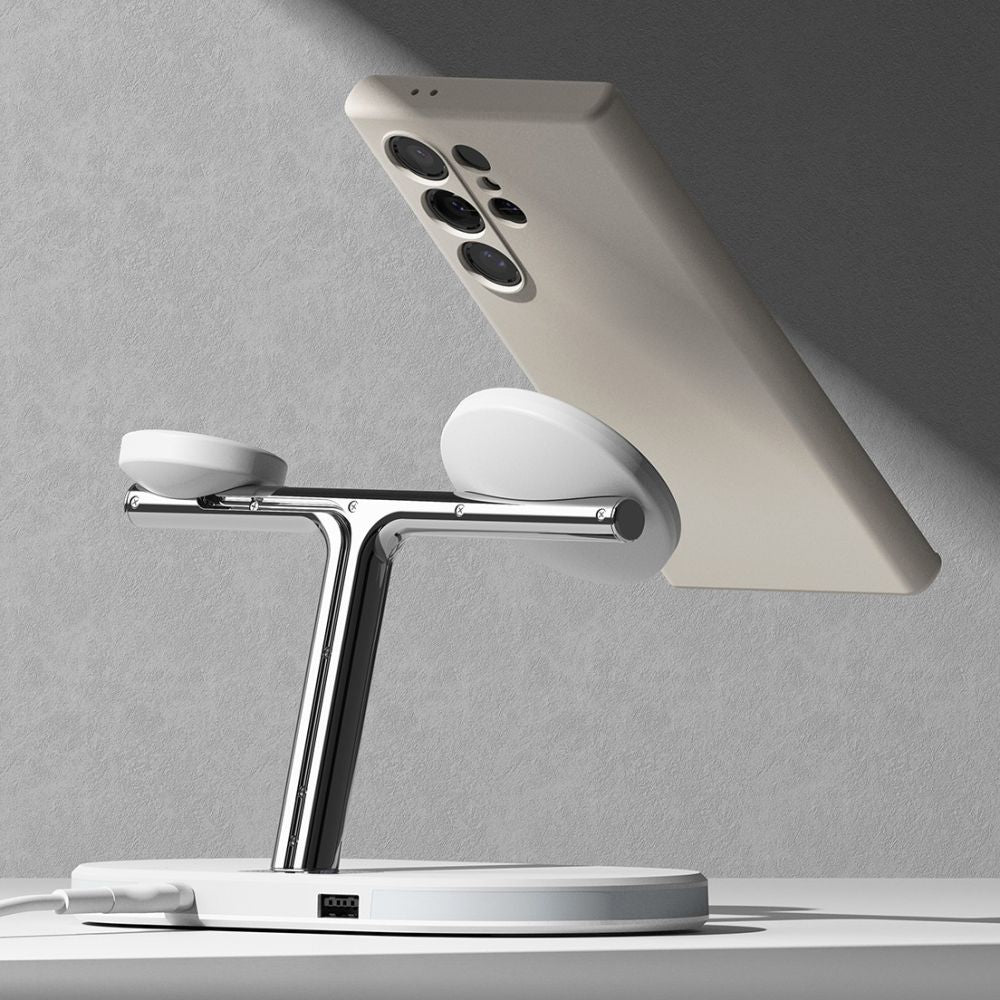 Ringke Samsung Galaxy S24 Silicone Magnetic MagSafe Case Θήκη Σιλικόνης με MagSafe - Stone