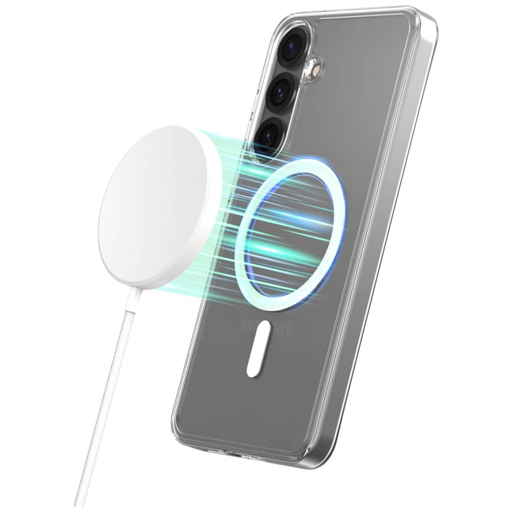 Araree Samsung Galaxy S25 Plus Duple M Σκληρή Θήκη με Πλαίσιο Σιλικόνης και MagSafe - Διάφανη