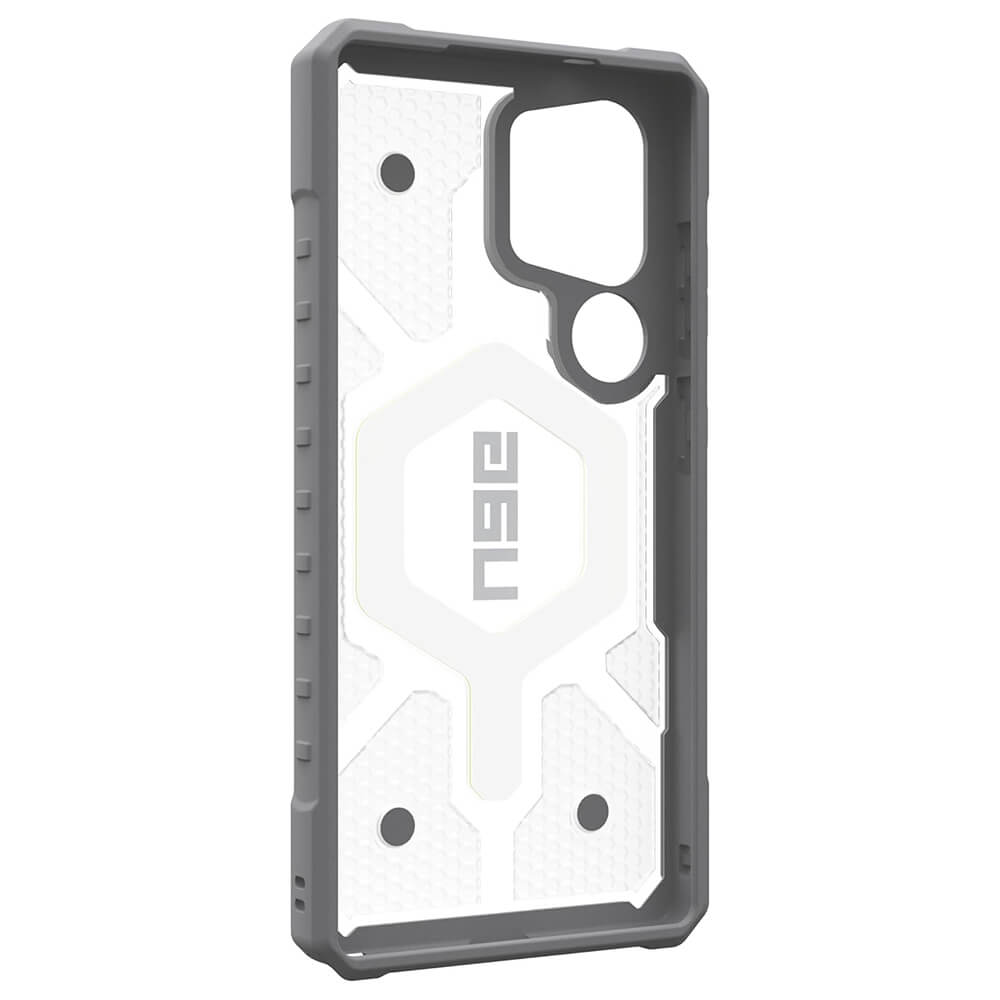 UAG Samsung Galaxy S25 Ultra Pathfinder Clear MagSafe Σκληρή Θήκη με MagSafe και Λουράκι - Active Lava Lanyard