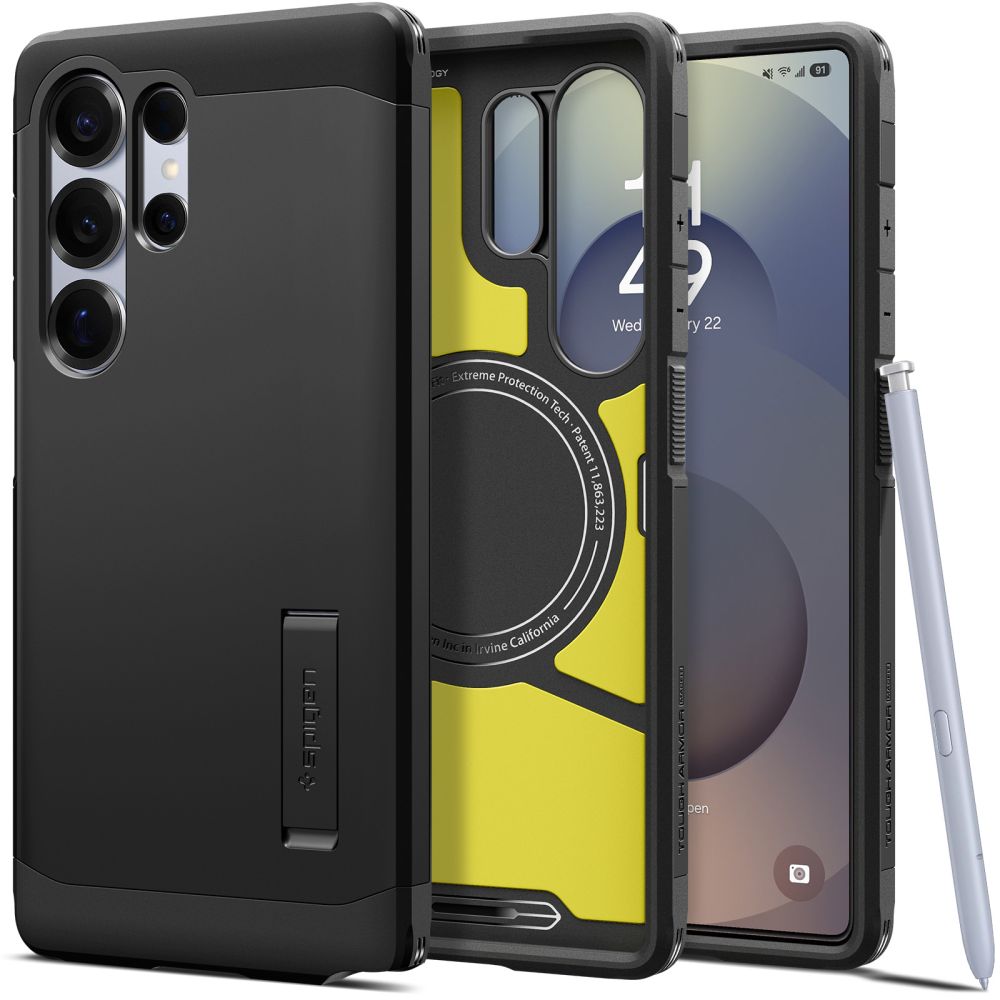 Spigen Samsung Galaxy S25 Ultra - Tough Armor Mag - Σκληρή Θήκη με MagSafe - Black