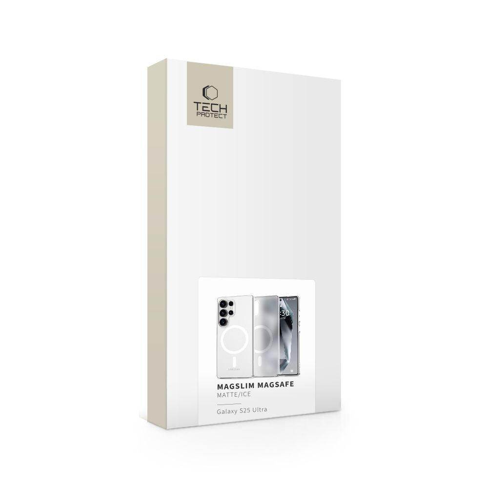 Tech-Protect Samsung Galaxy S25 Ultra MagSlim - Σκληρή Θήκη με MagSafe - Matte / Ice