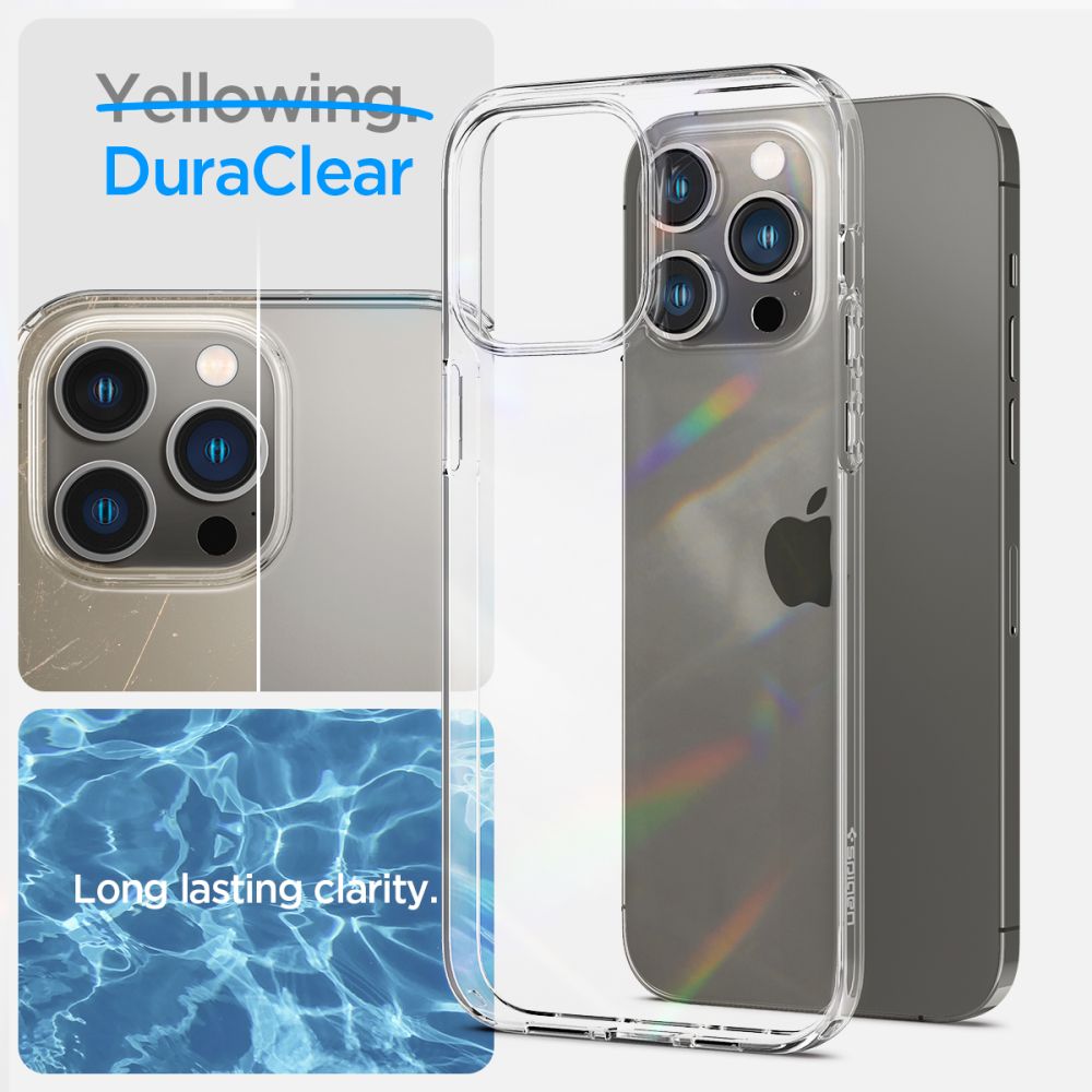 Spigen iPhone 14 Pro Crystal Pack Θήκη Σιλικόνης με Προστασία Οθόνης - Crystal Clear