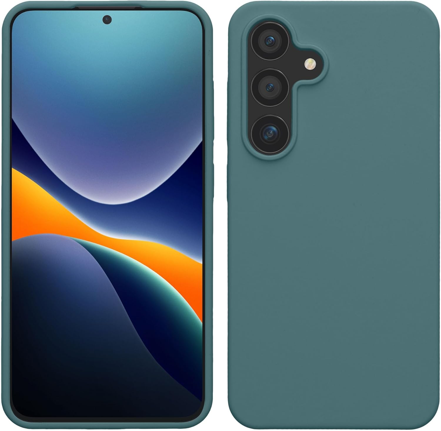 KW Samsung Galaxy S24 Θήκη Σιλικόνης Rubberized TPU - Arctic Night