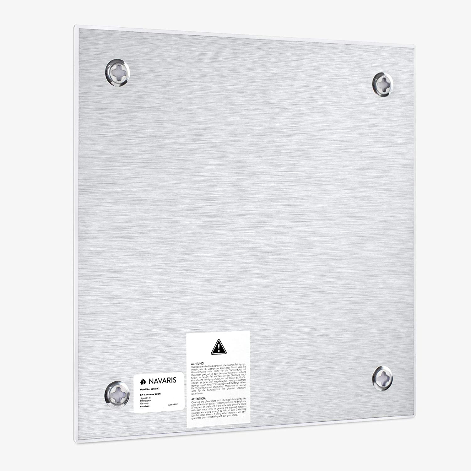 Navaris Μαγνητικός Γυάλινος Πίνακας - 48 x 48 cm - White - 53112.162