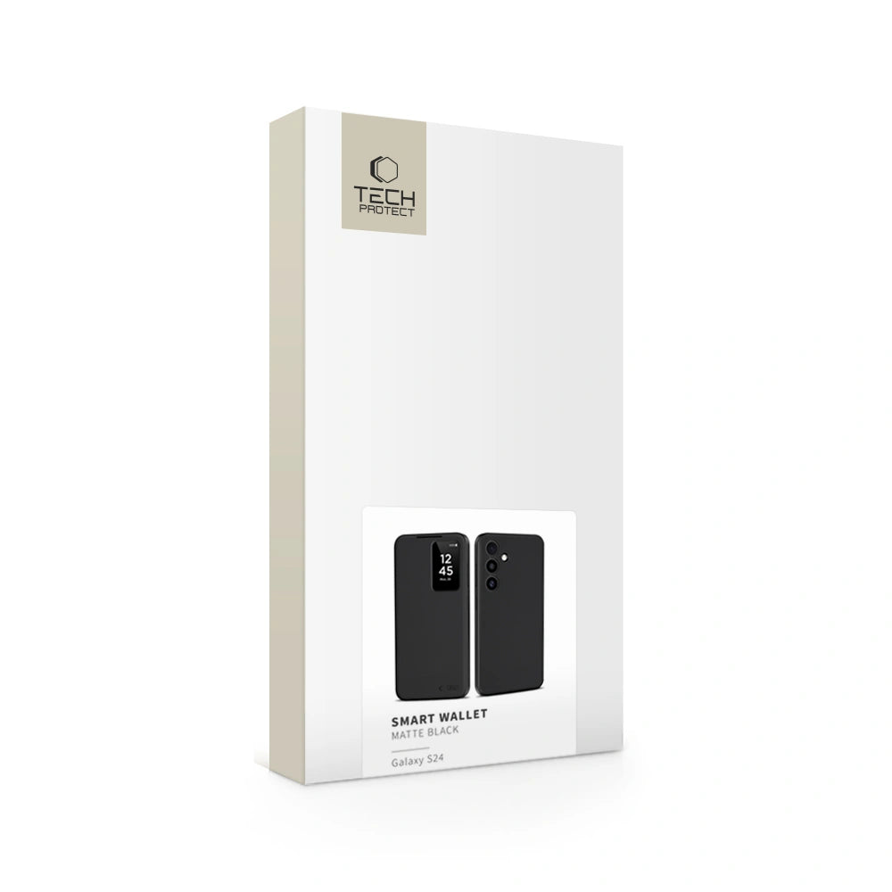 Tech - Protect Samsung Galaxy S24 Smart Wallet - Θήκη με Θέση για 1 Κάρτα - Matte Black