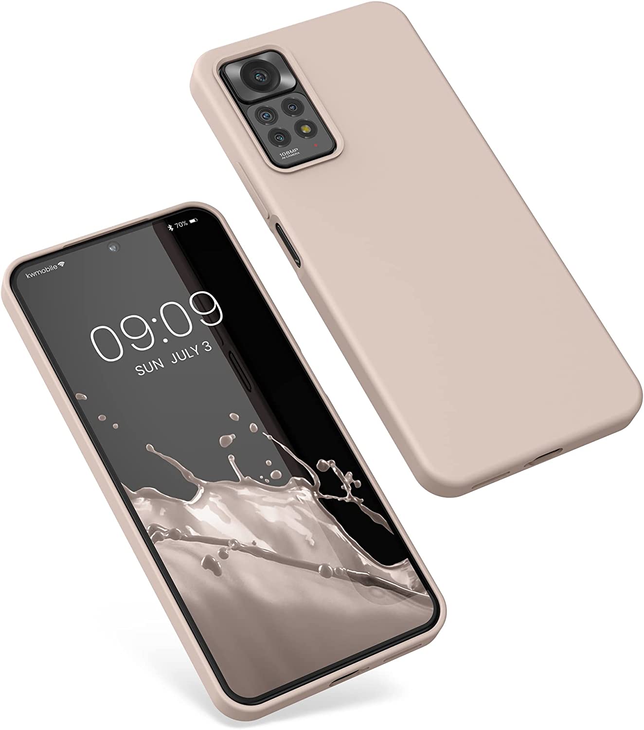 KW Xiaomi Redmi Note 11 Pro / Note 11 Pro 5G Θήκη Σιλικόνης Rubberized TPU - Coconut Swirl - 57373.225