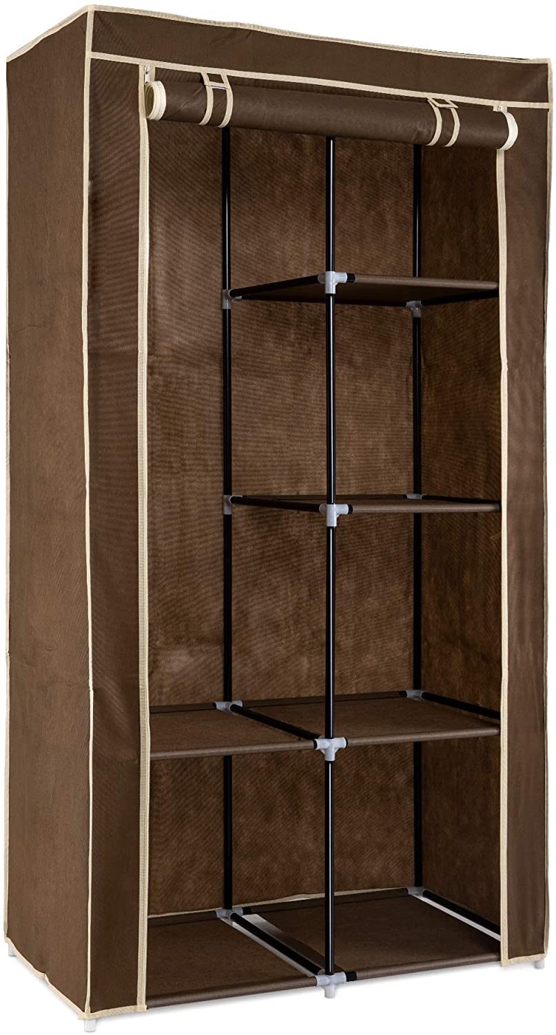 Navaris Πτυσσόμενη Ντουλάπα Ρούχων - Brown - 45294.02