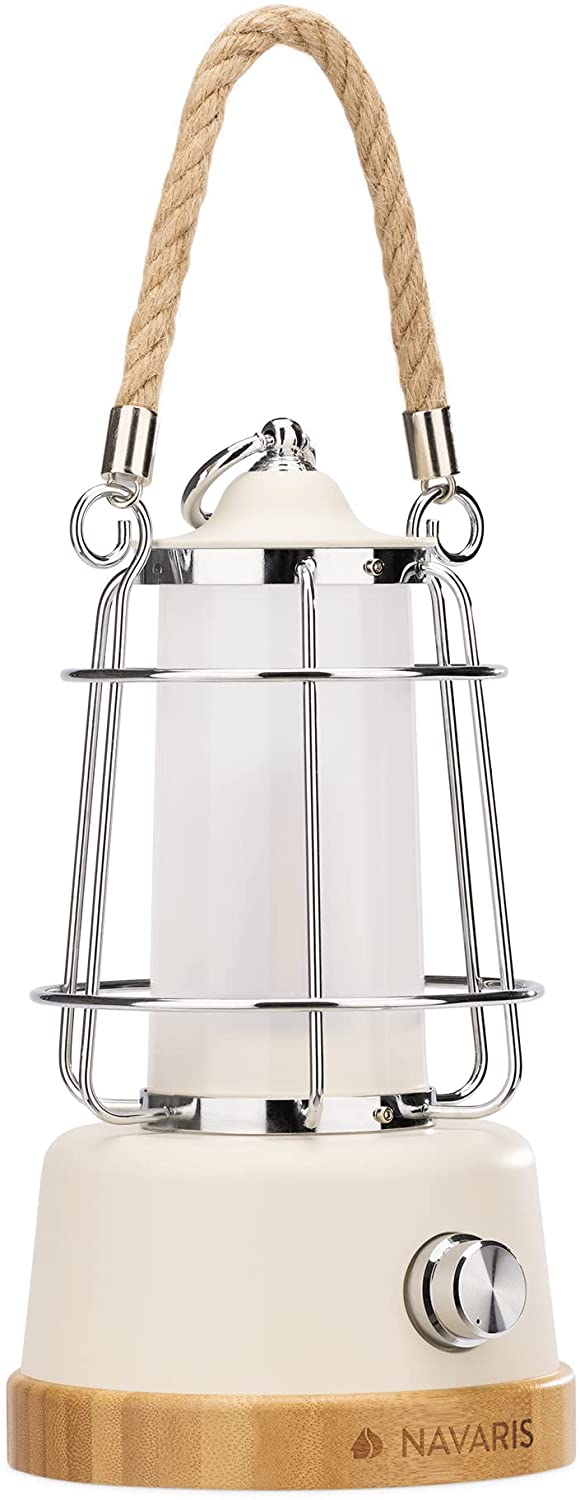 Navaris Επαναφορτιζόμενο Φανάρι LED - White - 56078.02