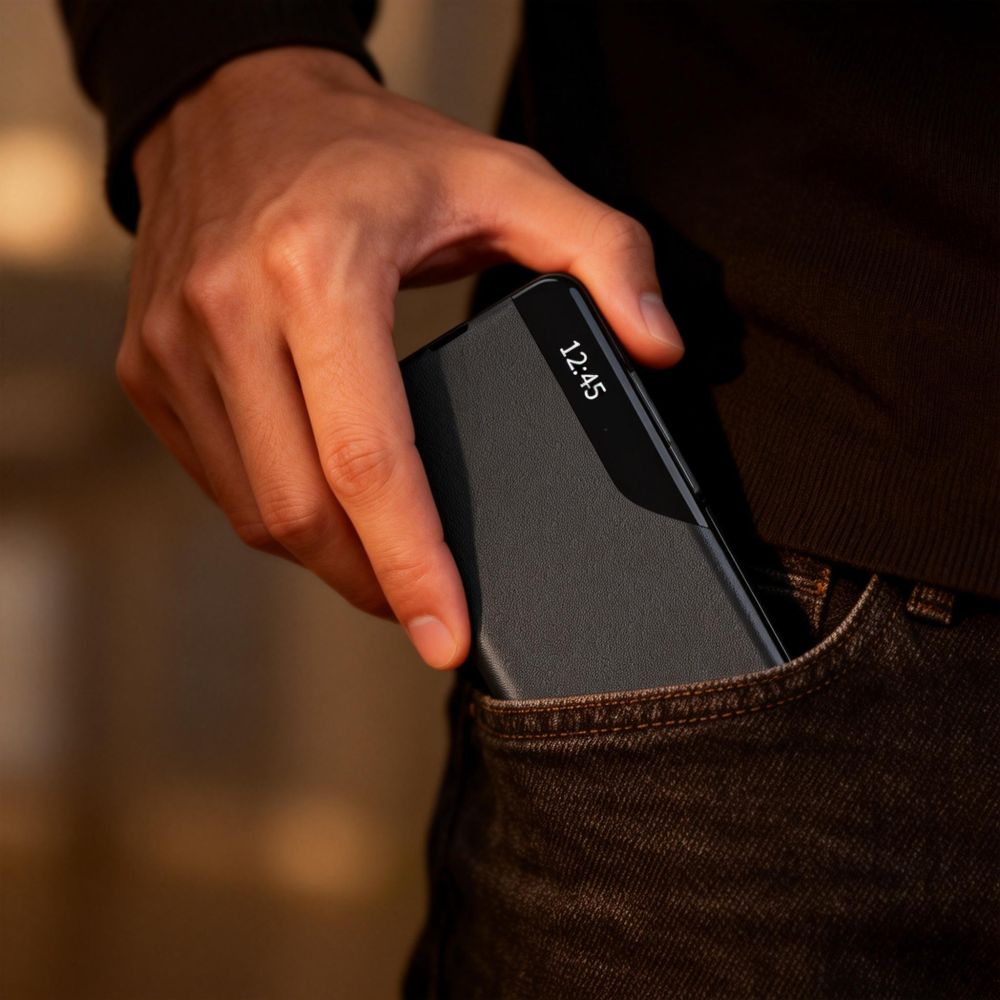 Tech - Protect Samsung Galaxy A57 5G - Θήκη Βιβλίο - Smart View - Black