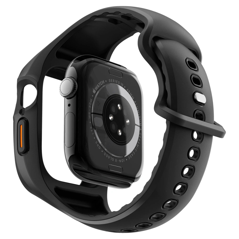 Spigen Λουράκι Apple Watch 10/11 - 46mm με Θήκη Προστασίας - Liquid Air Pro - Matte Black