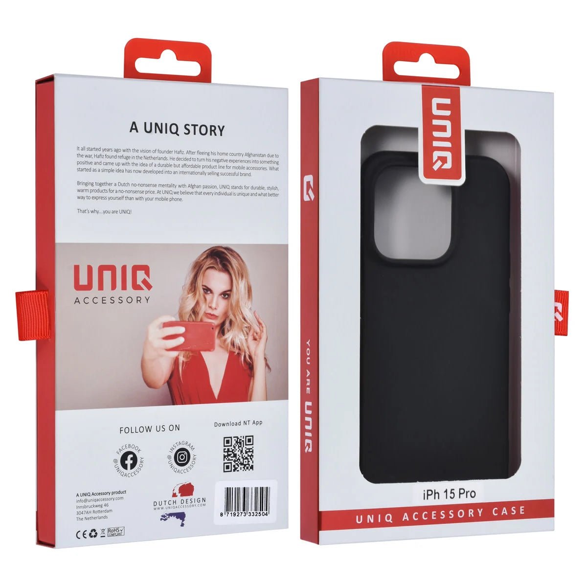 Tuniq iPhone 15 Pro Θήκη Σιλικόνης - Μαύρη