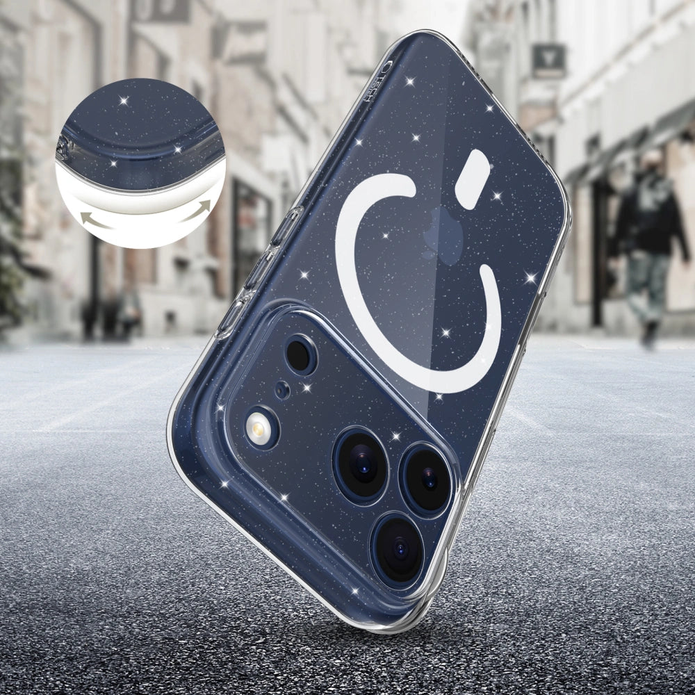 Tech-Protect iPhone 17 Pro Flexair Θήκη Σιλικόνης TPU με MagSafe - Glitter