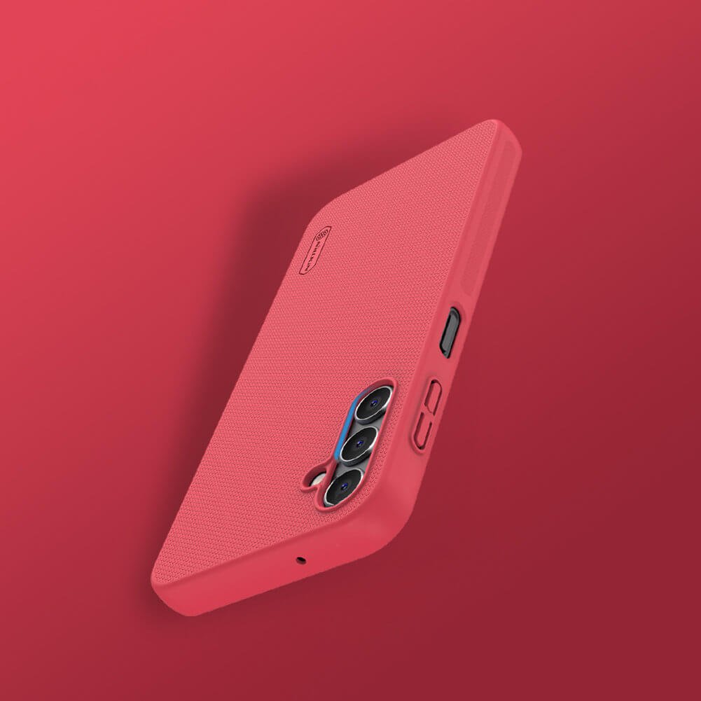Nillkin Samsung Galaxy A14 5G Super Frosted Shield Σκληρή Θήκη με Πλαίσιο Σιλικόνης - Red