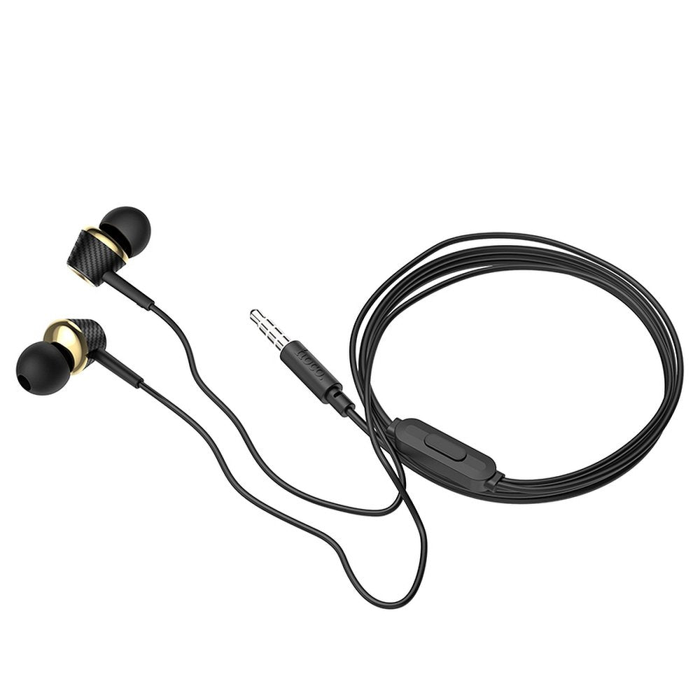 Hoco Graceful M70 Handsfree Ακουστικά με Ενσωματωμένο Μικρόφωνο - Black / Gold
