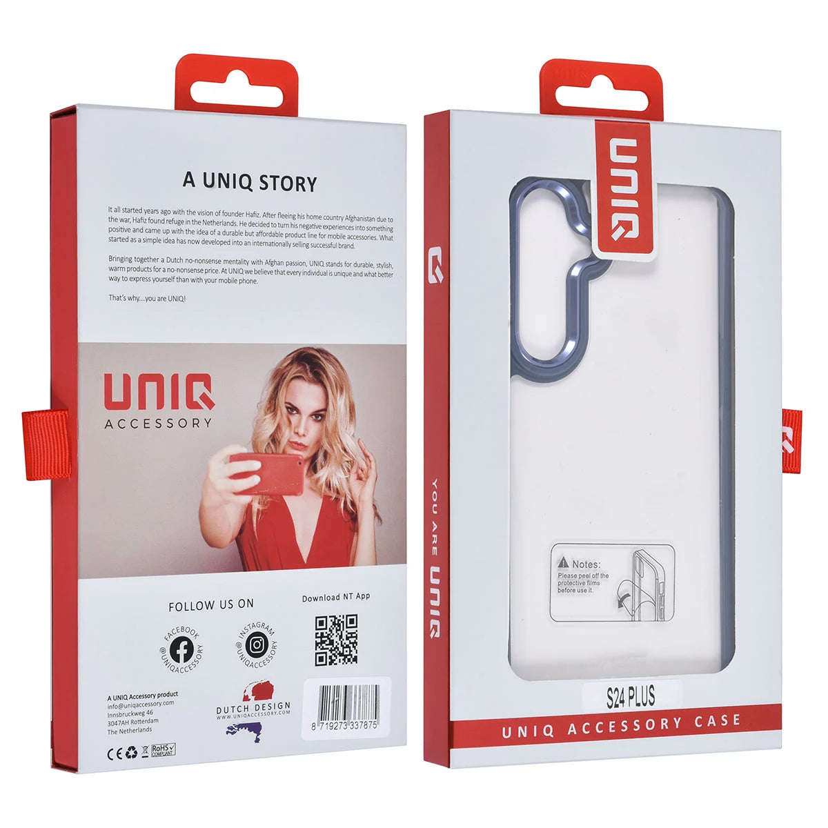 Tuniq Samsung Galaxy S24 Plus - Σκληρή Θήκη με Πλαίσιο Σιλικόνης - Blue