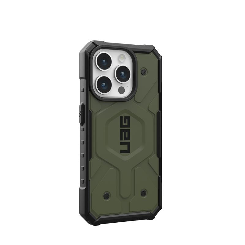UAG iPhone 15 Pro Pathfinder MagSafe Series Σκληρή Θήκη με MagSafe - Olive Drab