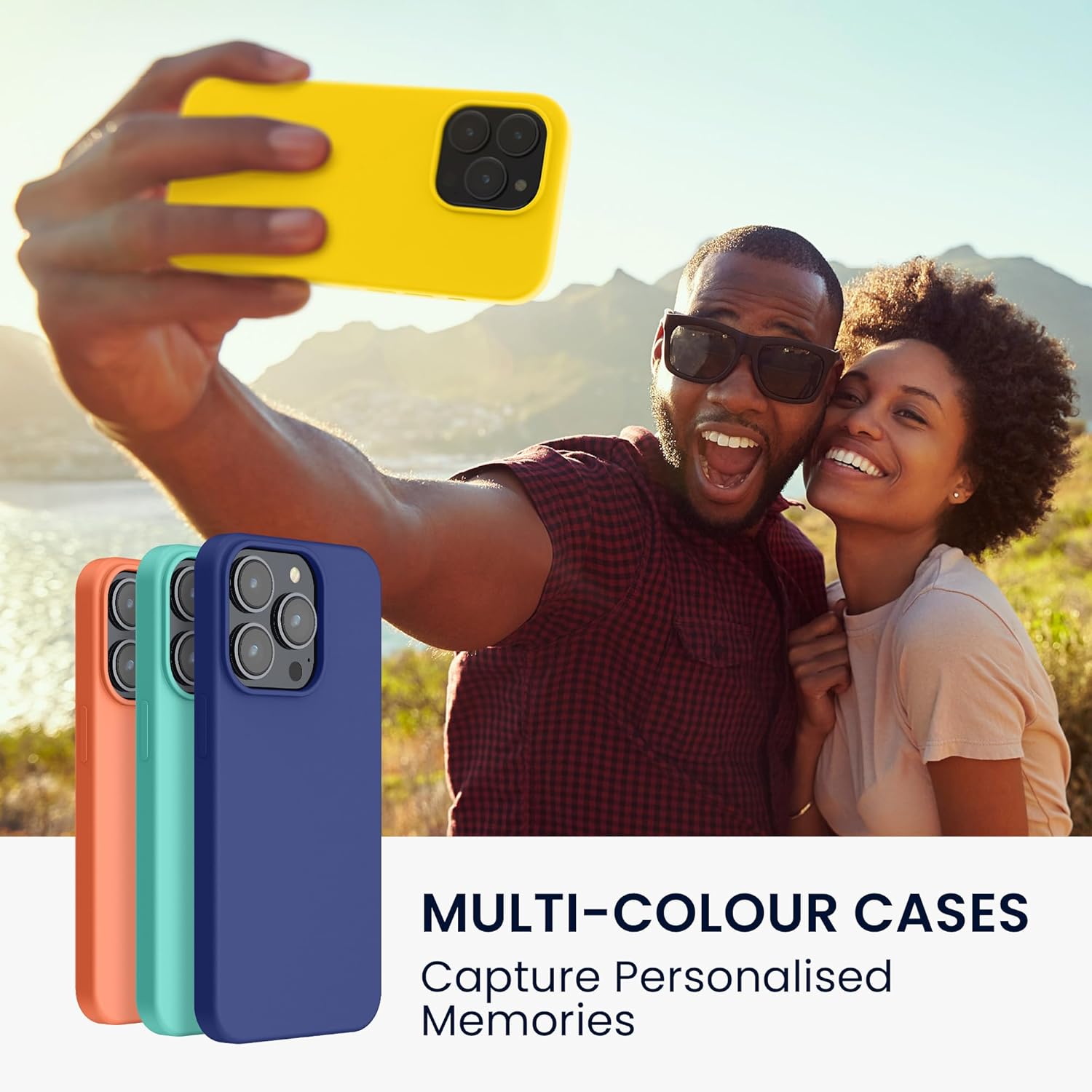 KW iPhone 15 Pro Θήκη Σιλικόνης Rubberized TPU - Bright Yellow