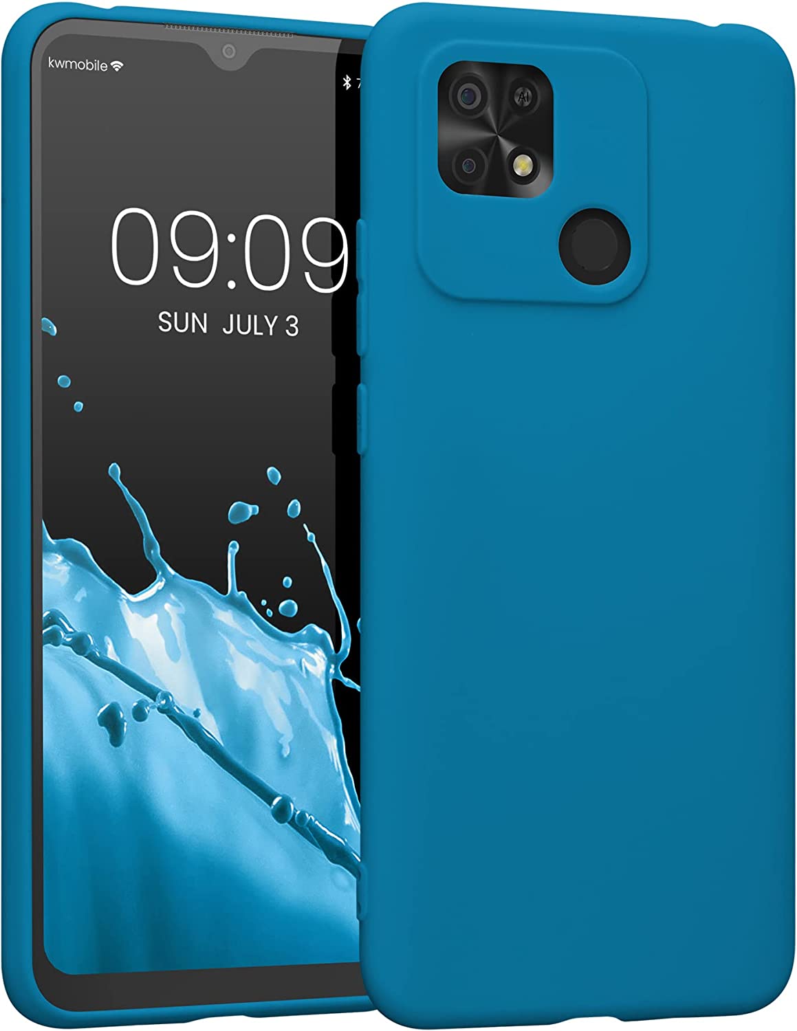 KW Xiaomi Xiaomi Redmi 10C Θήκη Σιλικόνης TPU - Caribbean Blue - 59231.224