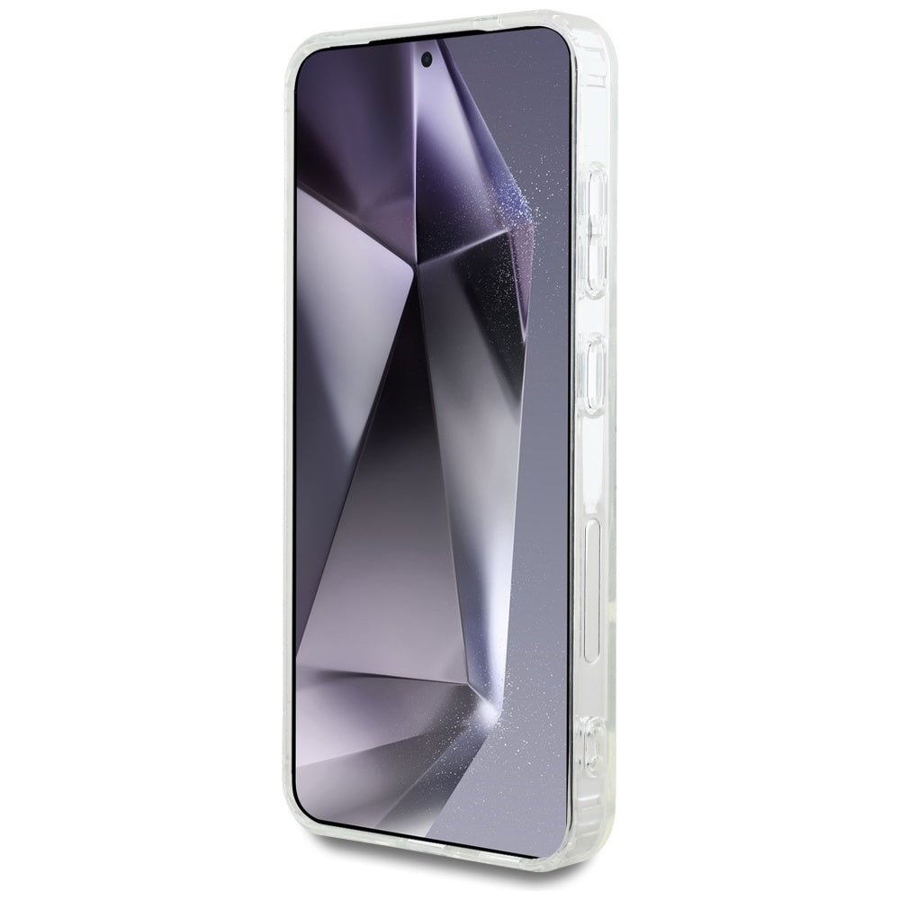 Karl Lagerfeld Samsung Galaxy S25 Plus - Button Choupette Head Printed Logo - MagSafe Σκληρή Θήκη με Πλαίσιο Σιλικόνης - White - KLHMS25MHLSCHH