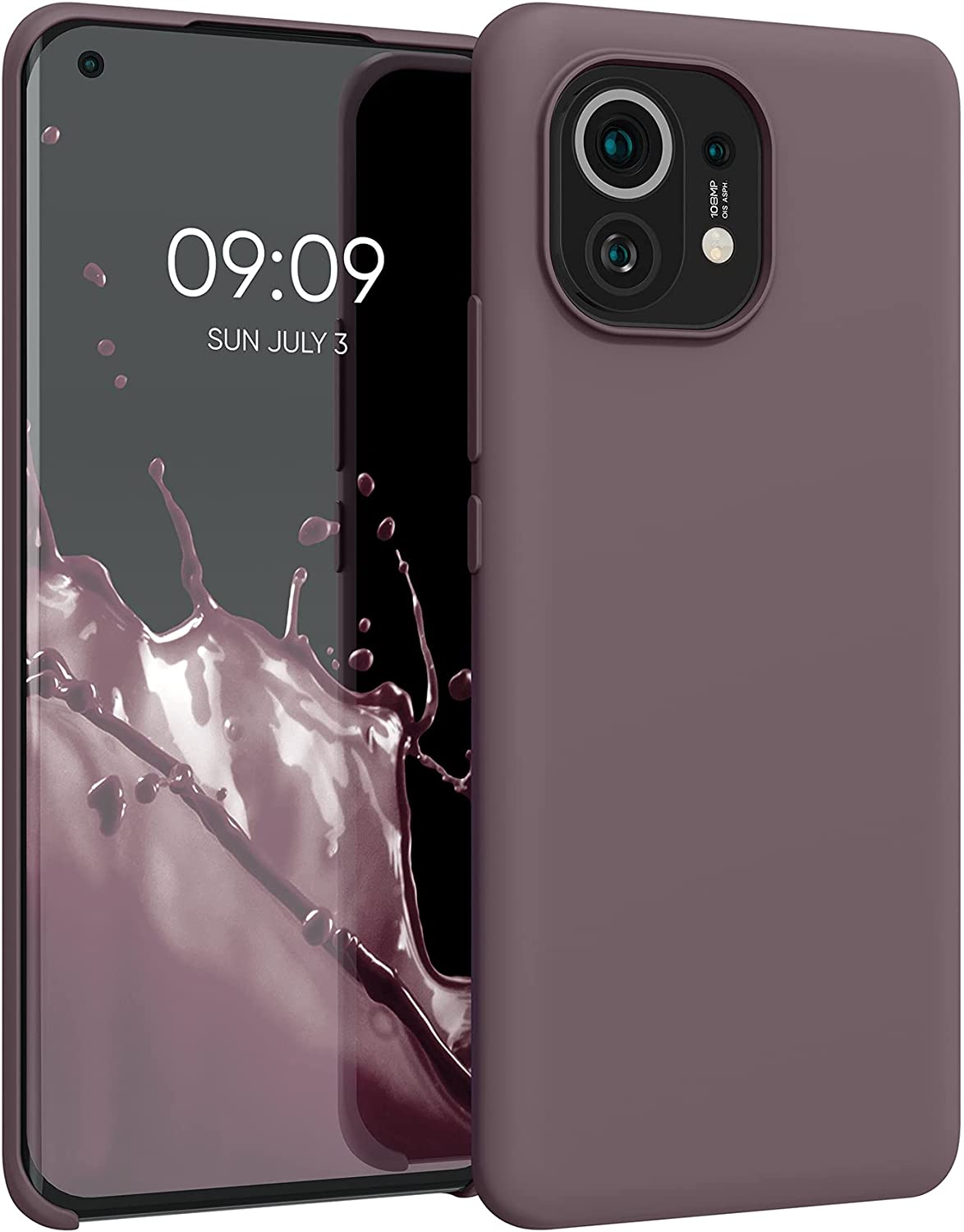 KW Xiaomi Mi 11 Θήκη Σιλικόνης Rubber TPU - Grape - 54379.181