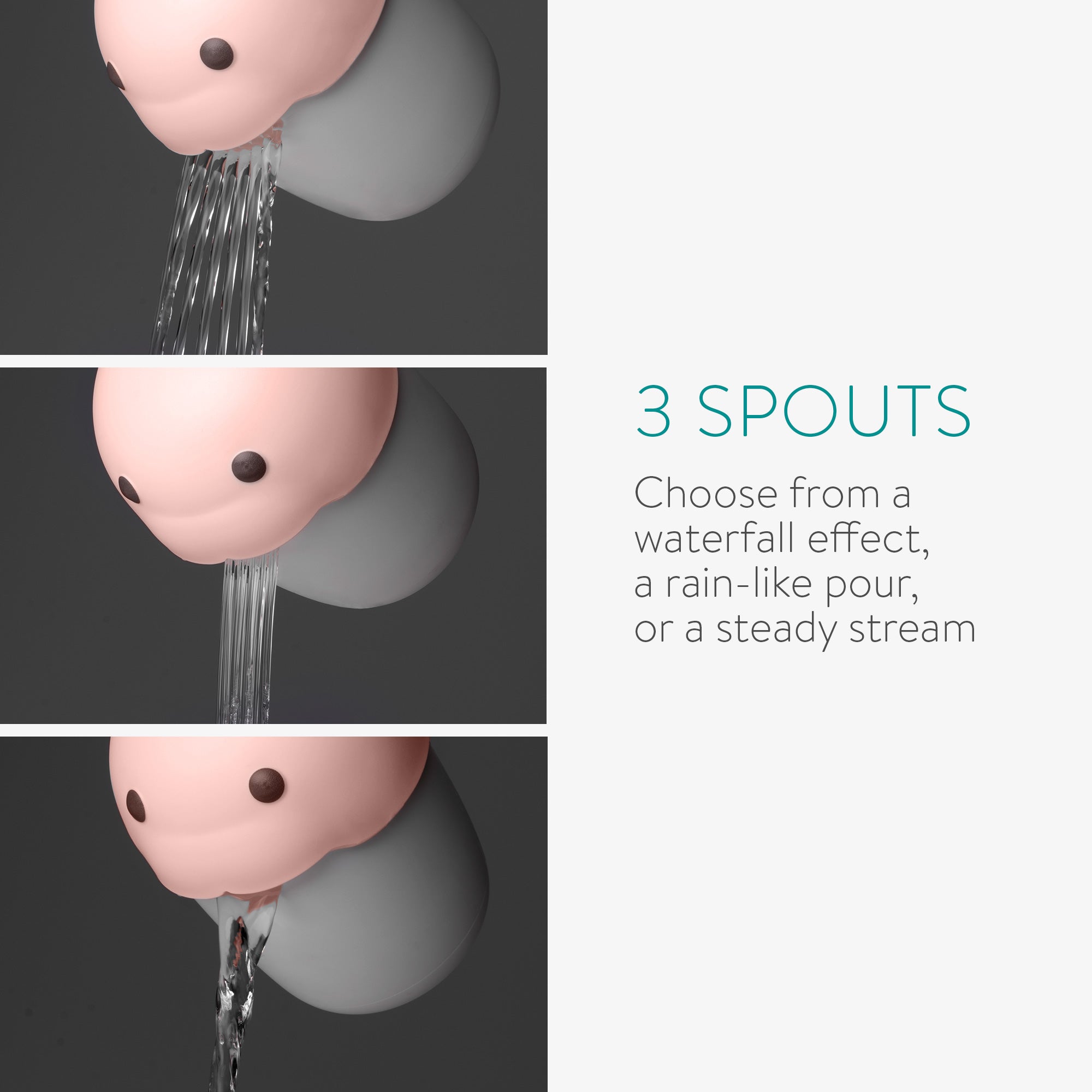 Navaris Παιδικό Κύπελλο Λουσίματος - White / Pink - 53311.03