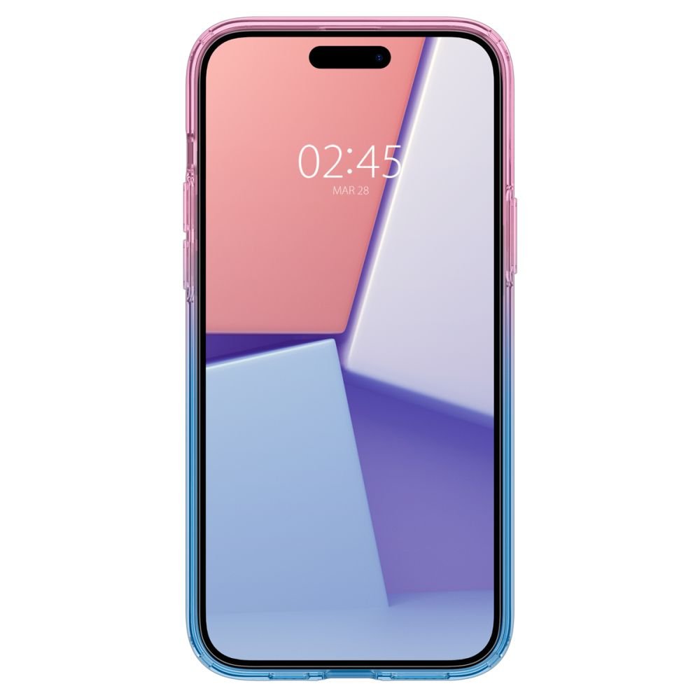Spigen iPhone 15 Liquid Crystal Θήκη Σιλικόνης - Gradation Pink