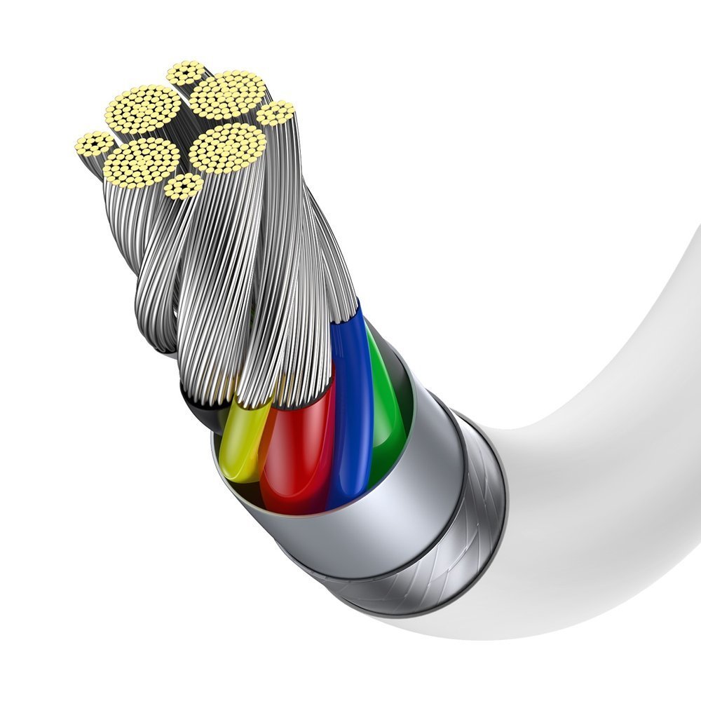 Baseus Superior Cable Type-C 5A PD 100W - Καλώδιο Γρήγορης Φόρτισης Type-C to Type-C 1M - White - CATYS-B02