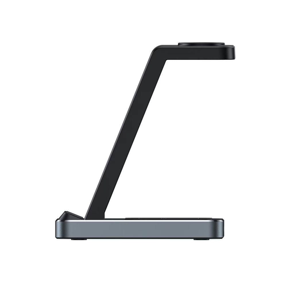 Tech-Protect QI15W-A26 3in1 Ασύρματος Φορτιστής για Smartphones, Apple Watch και Airpods / Samsung Galaxy Buds 15W - Black