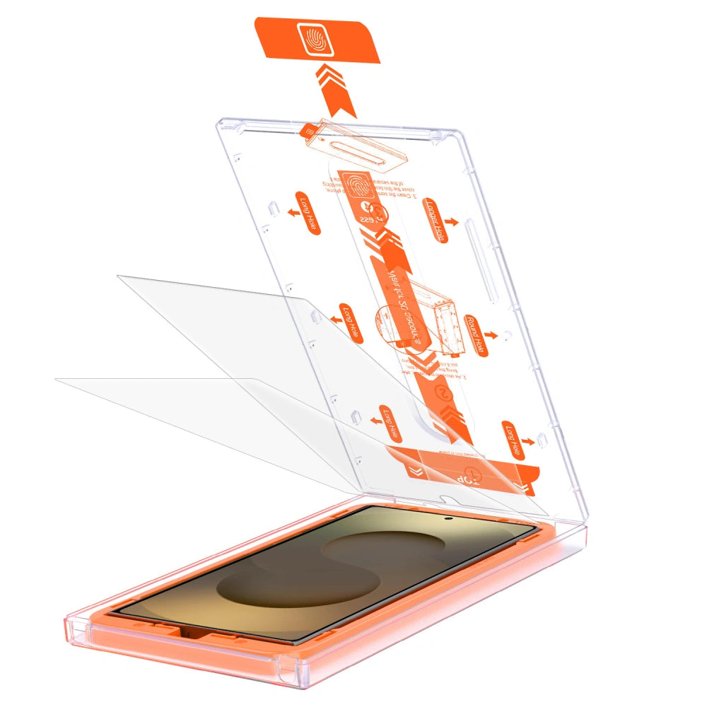 Tech-Protect Samsung Galaxy S25 Ultra - Quick Set+ - Σετ με 2 Αντιχαρακτικά Γυαλιά Οθόνης και Οδηγό Τοποθέτησης - Διάφανα