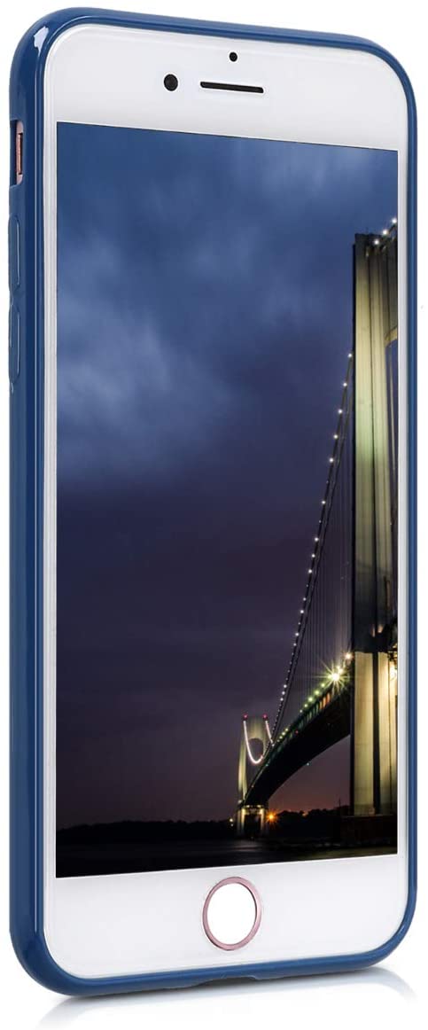 KW iPhone SE 2022 / SE 2020 / 7 / 8 Θήκη Σιλικόνης TPU - Navy Blue - 39458.116