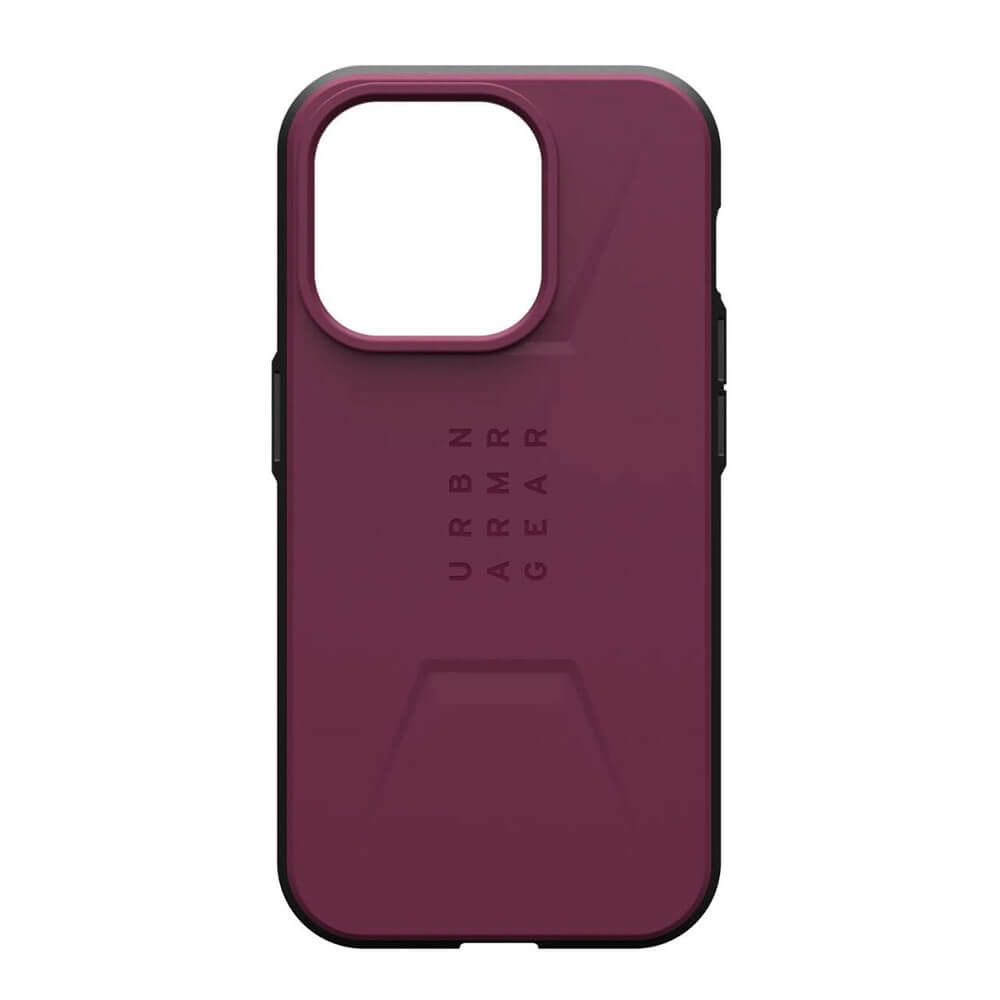 UAG iPhone 16 Pro Civilian MagSafe Σκληρή Θήκη με MagSafe - Bordeaux