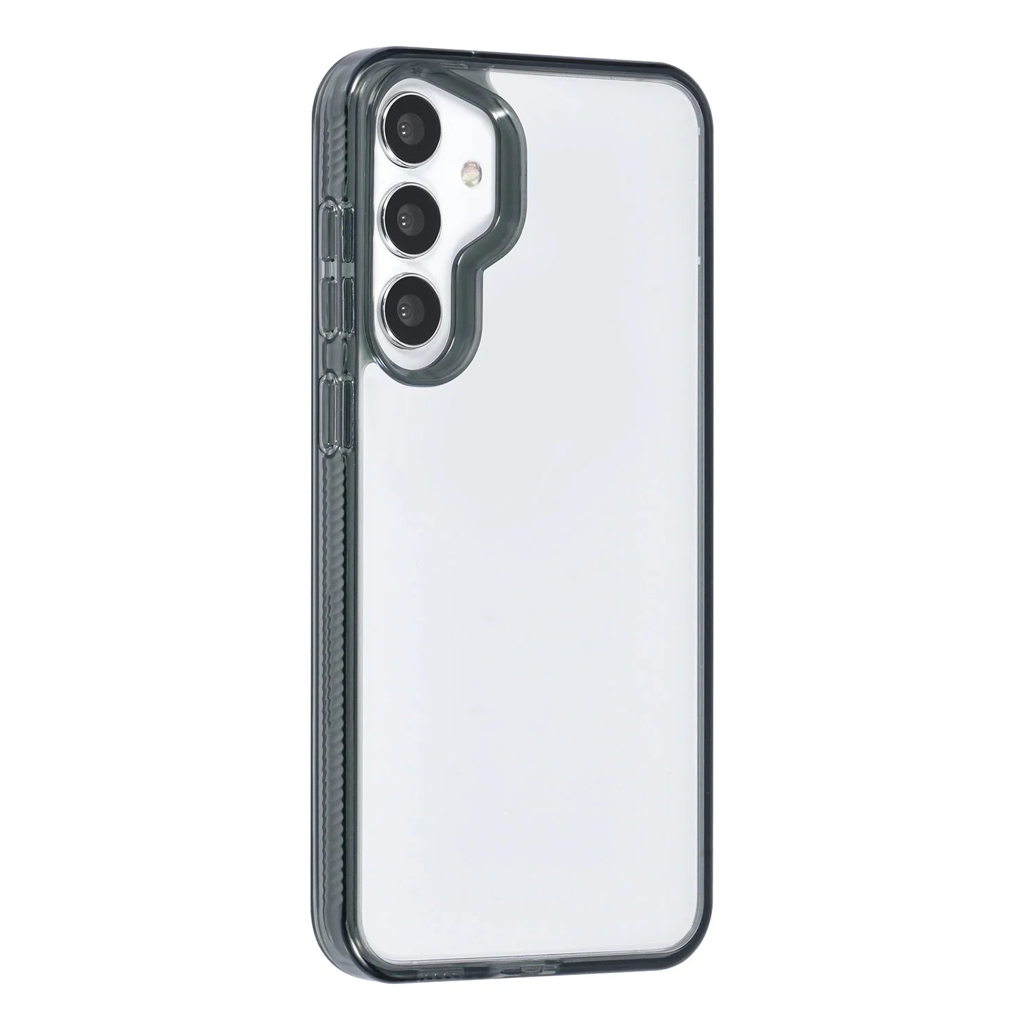 Tuniq Samsung Galaxy S24 Plus - Σκληρή Θήκη με Πλαίσιο Σιλικόνης - Ημιδιάφανο Μαύρο / Διάφανο
