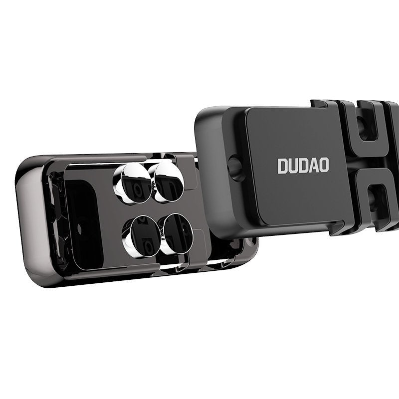 Dudao F11s Universal Μαγνητική Βάση Αυτοκινήτου με Clip για Καλώδιο - Black