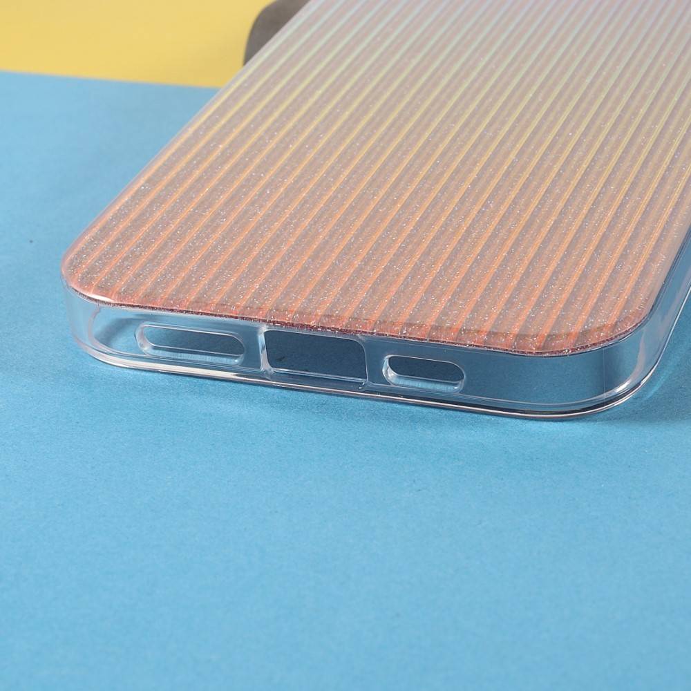 Kingxbar iPhone 13 Pro Travel Series Σκληρή Θήκη με Πλαίσιο Σιλικόνης - Sunset - Multicolor