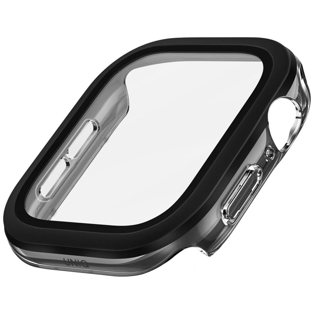 Uniq Θήκη Apple Watch 10/11 - 46mm Voute με Προστασία Οθόνης - Black
