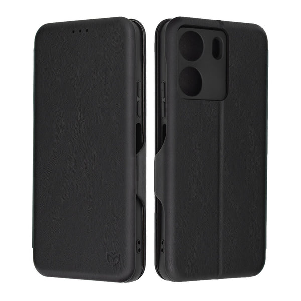 Techsuit Xiaomi Redmi 13C 4G / Poco C65 - Safe Wallet Plus - Θήκη Βιβλίο - Black