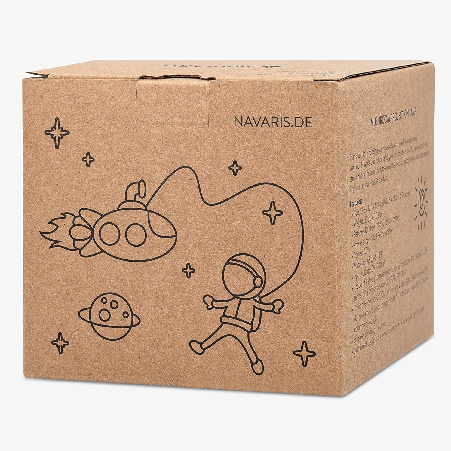 Navaris Children Projection Lamp - Προβολέας - Φωτιστικό Νυκτός για Παιδιά - Green - 52802.79