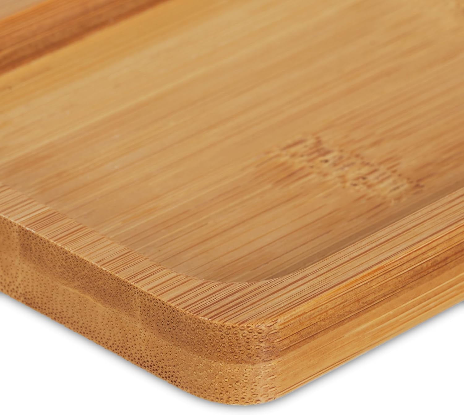 Relaxdays Σετ με 2 Πλαστικά Δοχεία Αποθήκευσης για το Μπάνιο με Δίσκο και Καπάκια από Μπαμπού - Διάφανα / Light Brown - 4052025479138